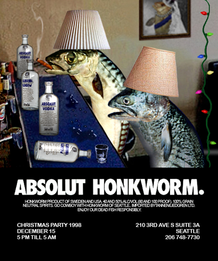 party invitation for honkworm