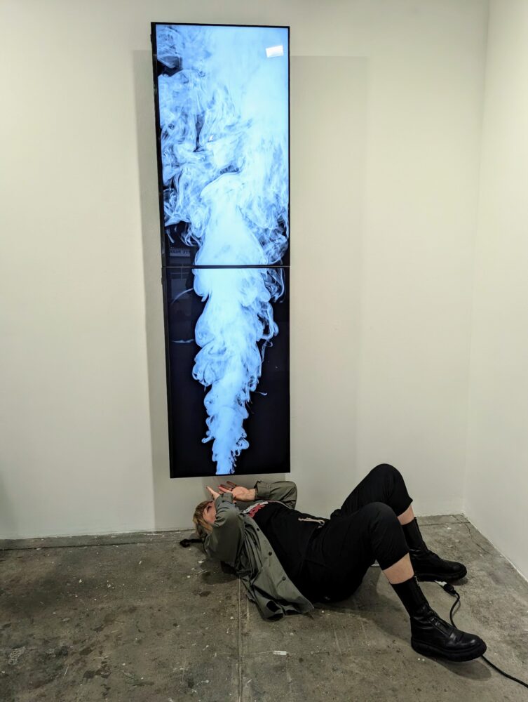 Installation shot of "Disembodied" at SOIL gallery in 2024 by janet galore